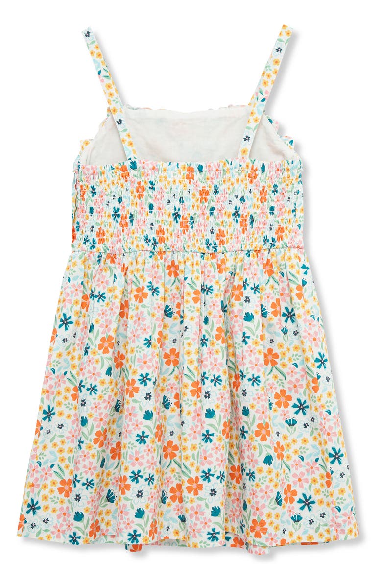 Peek Aren't You Curious Kids' Floral Pleated Dress, Alternate, color,