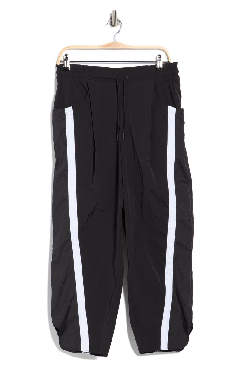 LAYER 8 Whitney Woven Pants, Main, color, Rich Black/Bright White