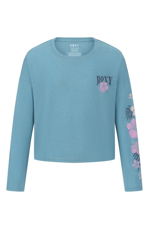 Kids' Hibiscus Trails Long Sleeve Graphic T-Shirt (Big Kid)