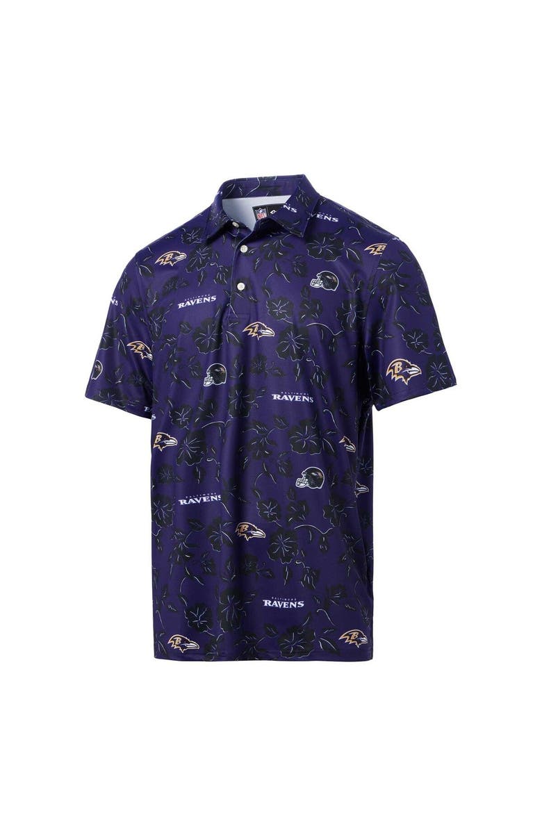 Reyn Spooner Men's Reyn Spooner Purple Baltimore Ravens Pua Performance Polo, Alternate, color, Purple