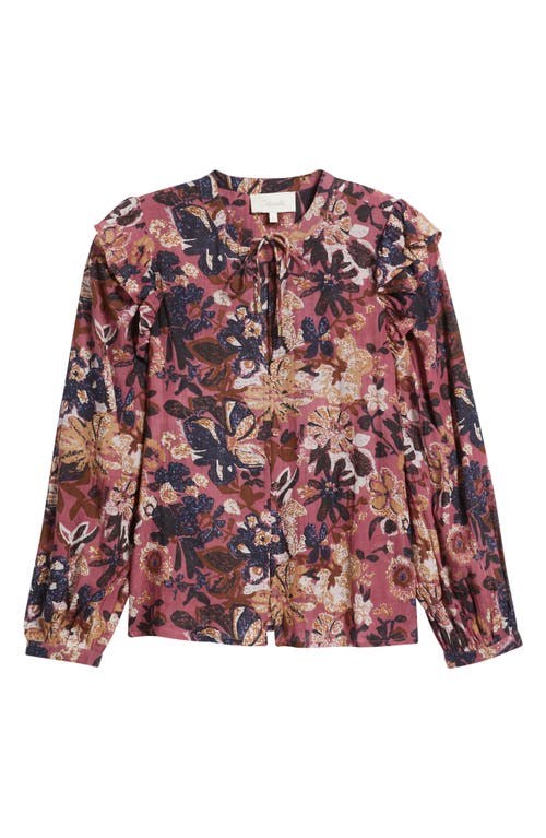 Cleobella Priya Print Tie Neck Top In Multi