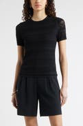 Nordstrom Pointelle Knit Crewneck Sweater
