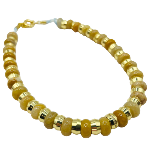 Holst + Lee Holst+lee Semi Precious Necklace In Gold