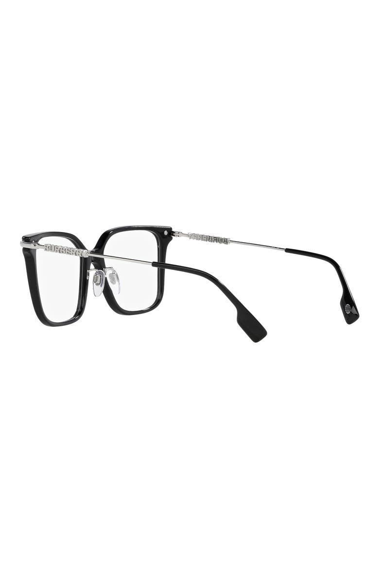 Elizabeth 54mm Square Optical Glasses, Alternate, color, BLACK