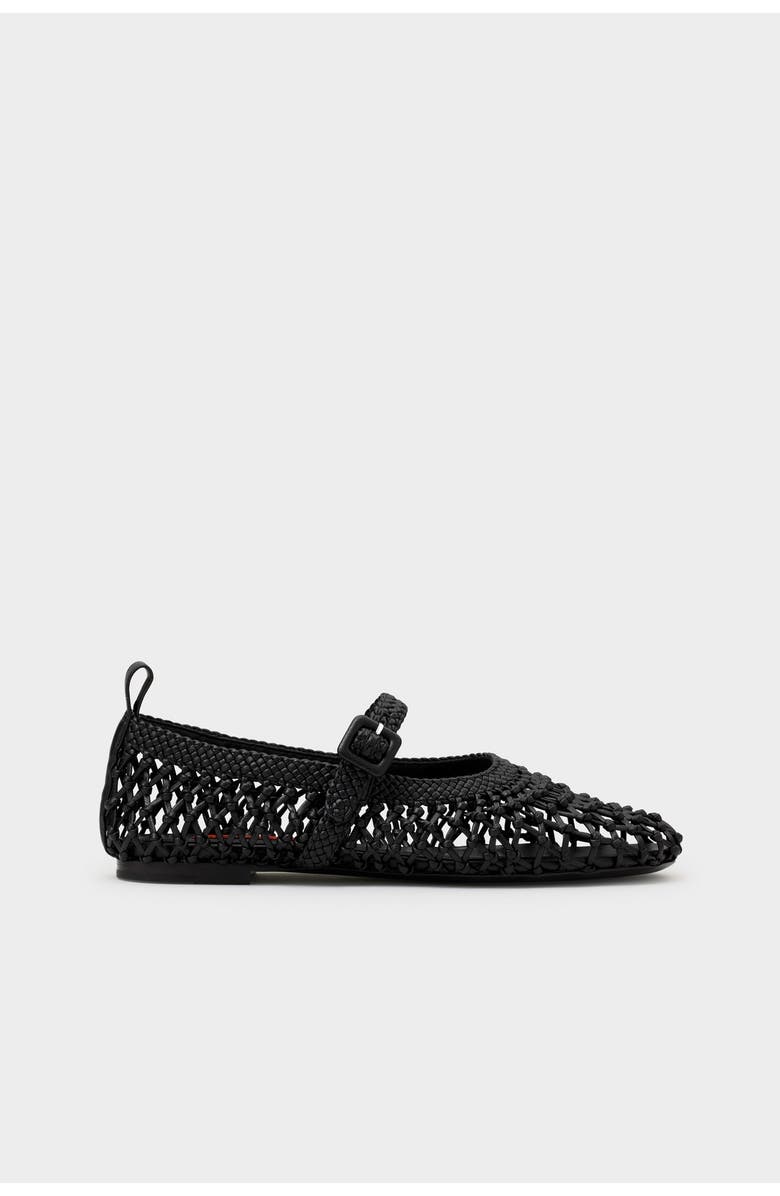 SIMONMILLER Knotted Riad Flat, Alternate, color, Black