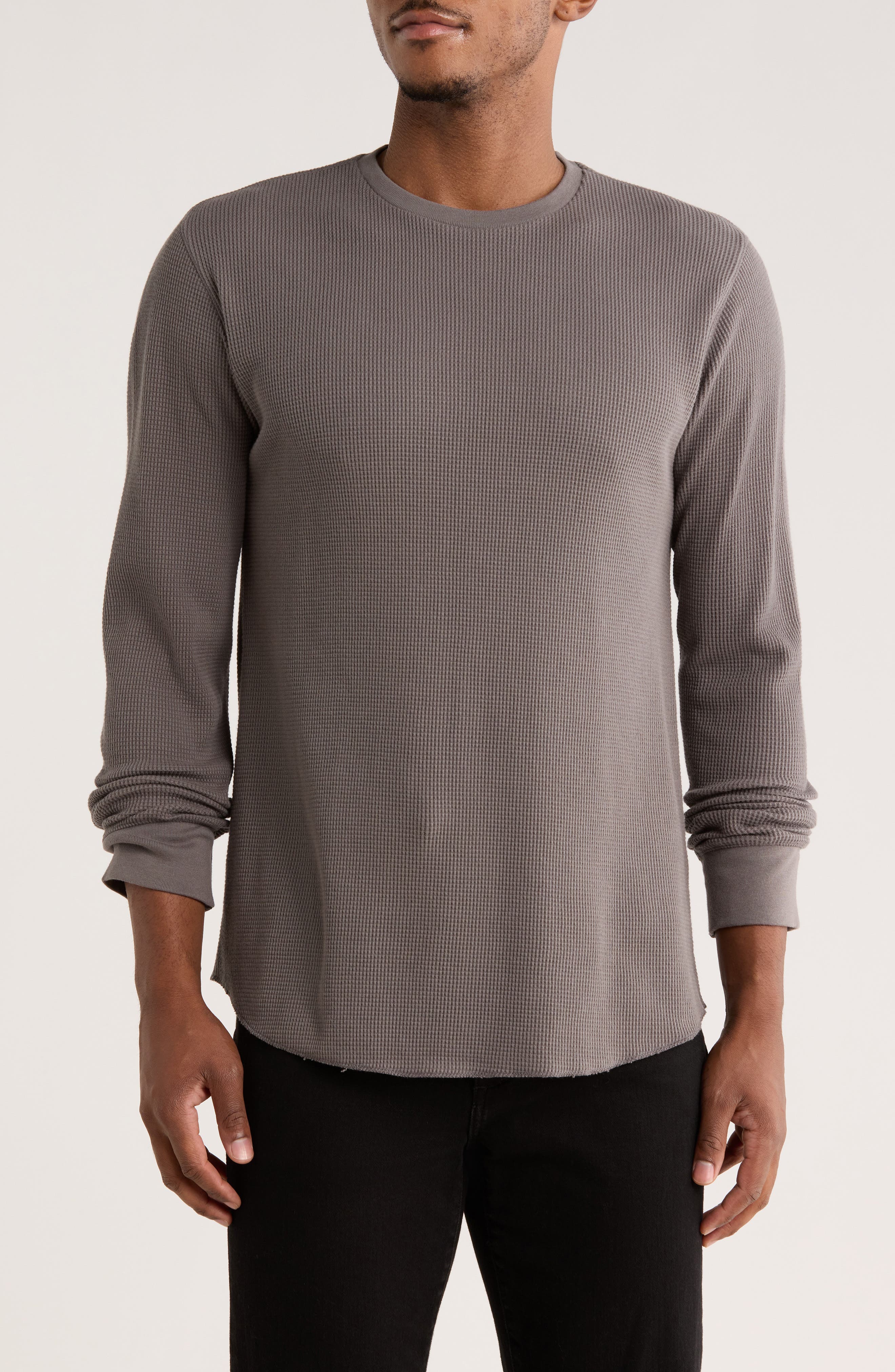 Vince Crewneck Cotton Thermal Sweater
