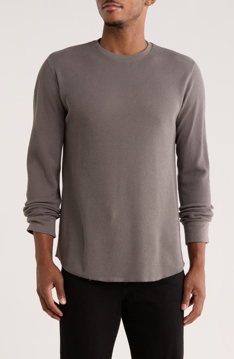 Crewneck Cotton Thermal Sweater