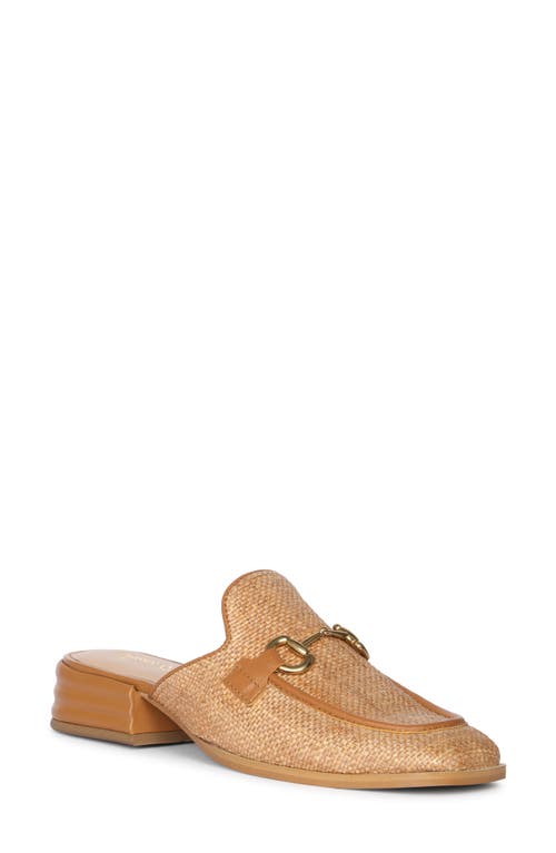 Saint G Women's Gold Izaara - Heeled Mule - Tan In Tan