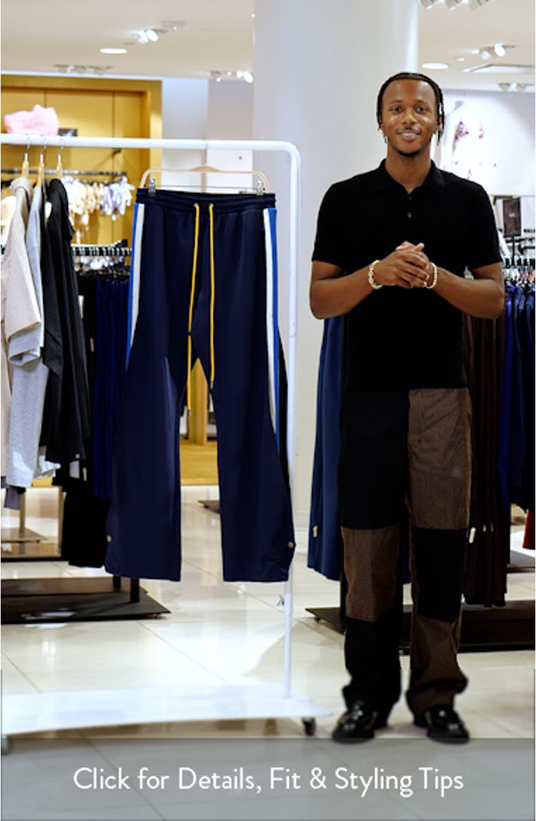 Stripe Side Snap Sweatpants, sales video thumbnail