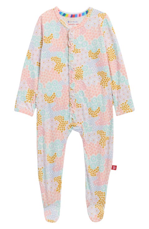 Harper Ruffle Magnetic Footie (Baby)