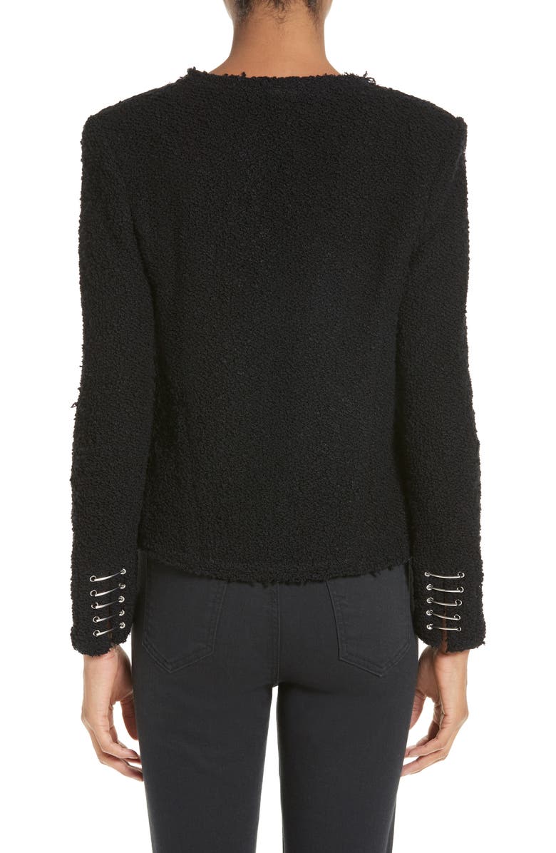 IRO Bouclé Jacket, Alternate, color, 