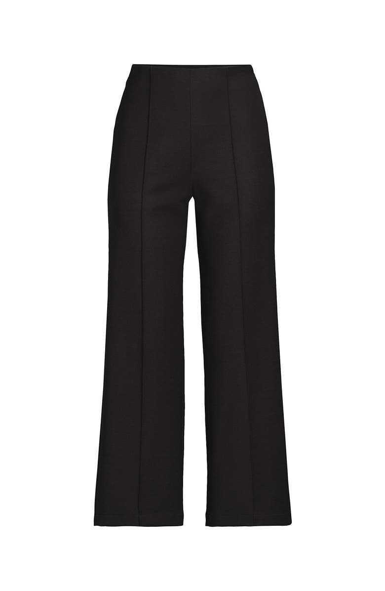 Lands' End Bi Stretch High Rise Pintuck Wide Leg Crop Pants, Alternate, color, 