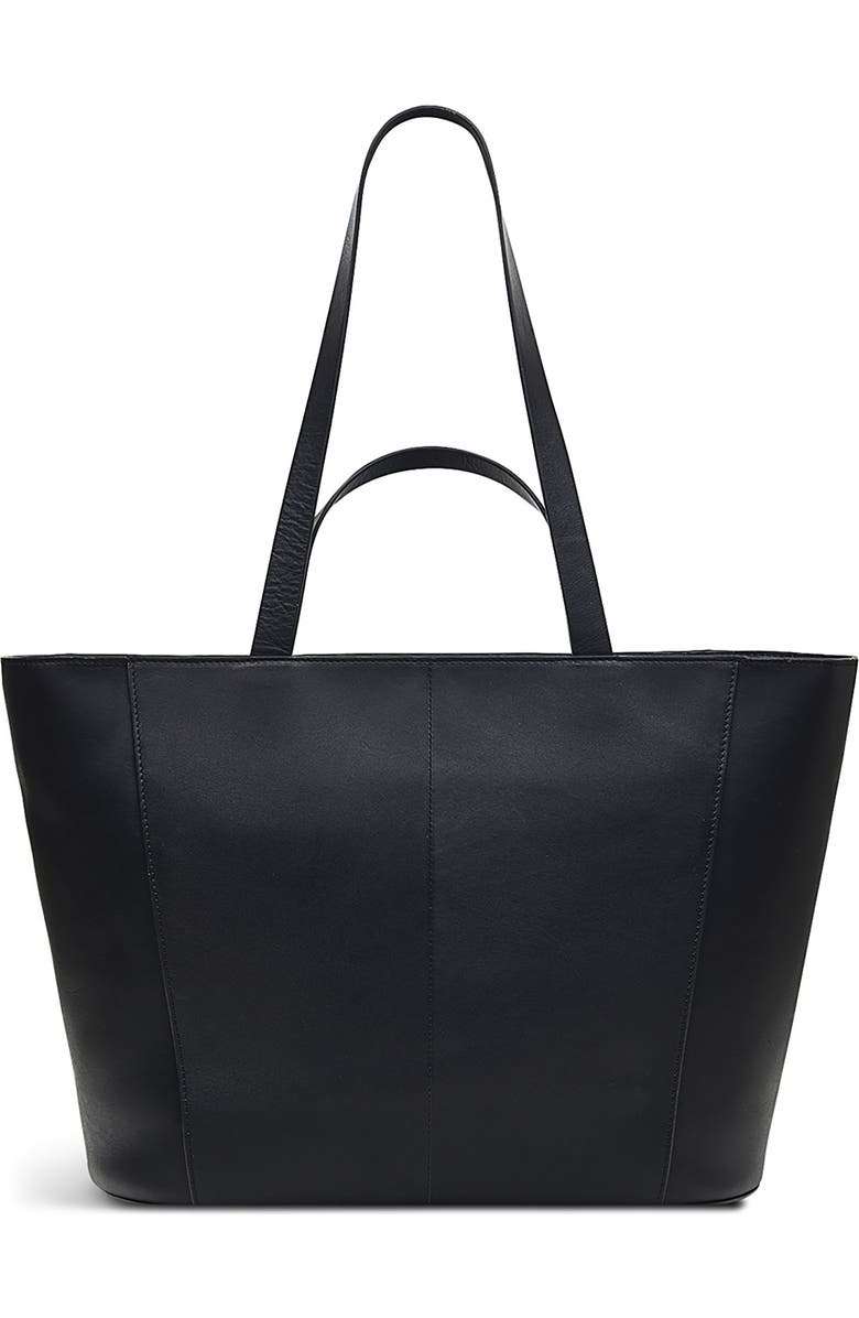 Radley Pockets Leather Large Zip Tote Bag, Alternate, color, Black