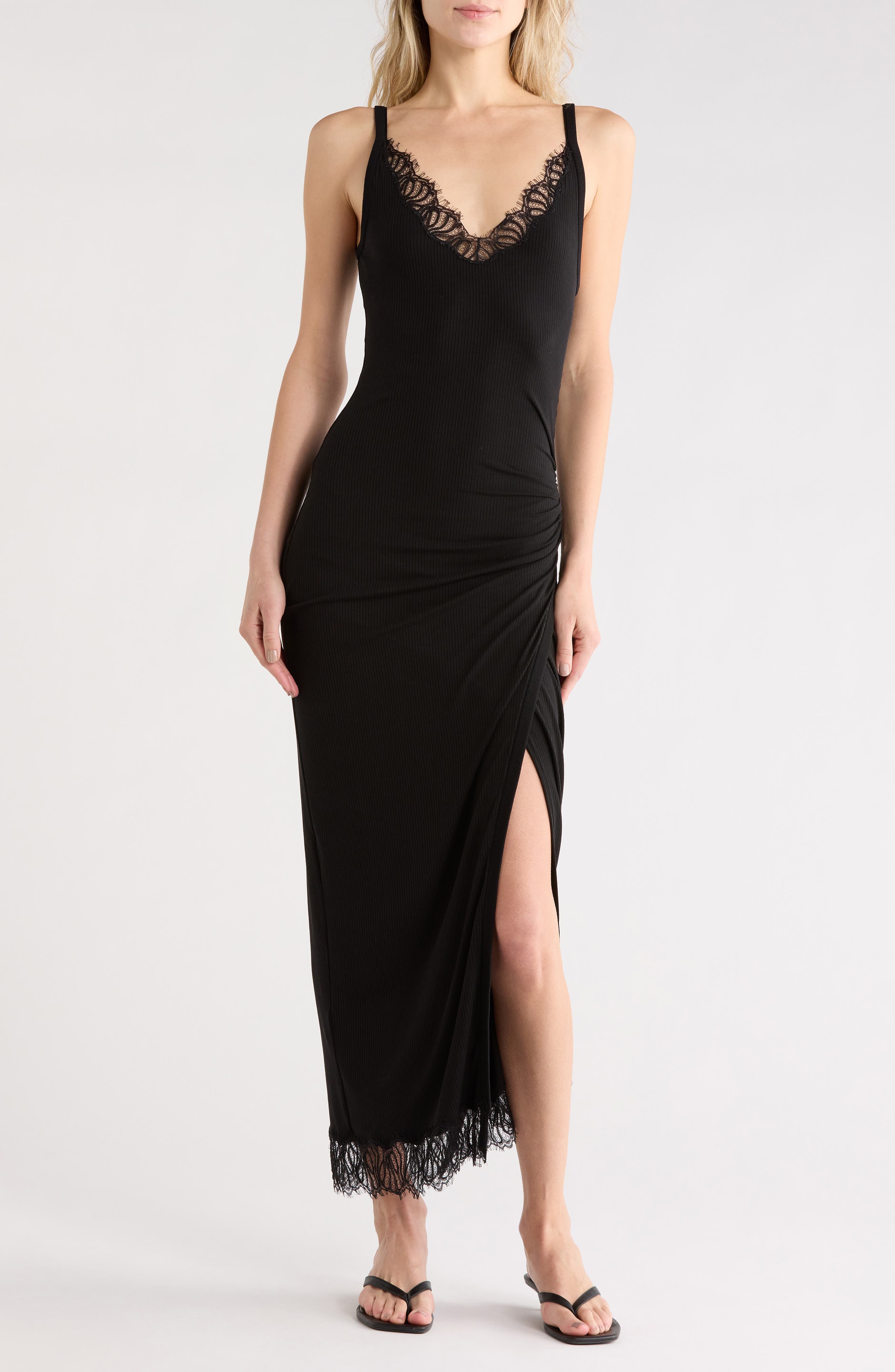 Simkhai Yulia Draped Midi Dress
