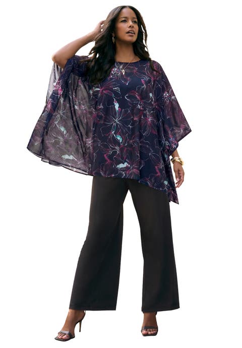 Georgette Poncho