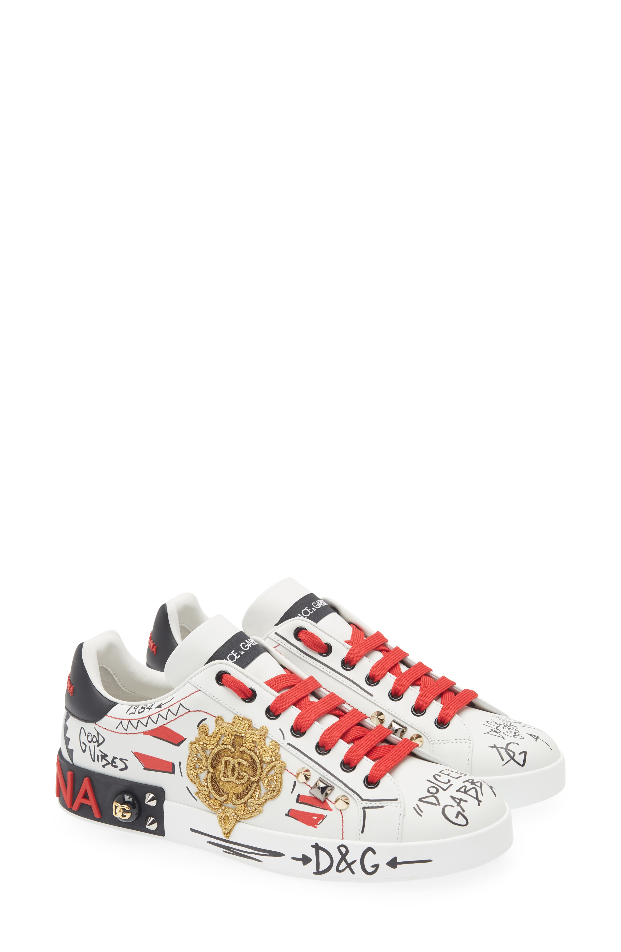 Dolce&Gabbana Portofino Sneaker, Main, color, 