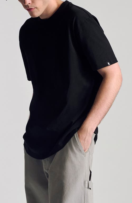 Brooklyn Industries Basic Cotton T-shirt In Black