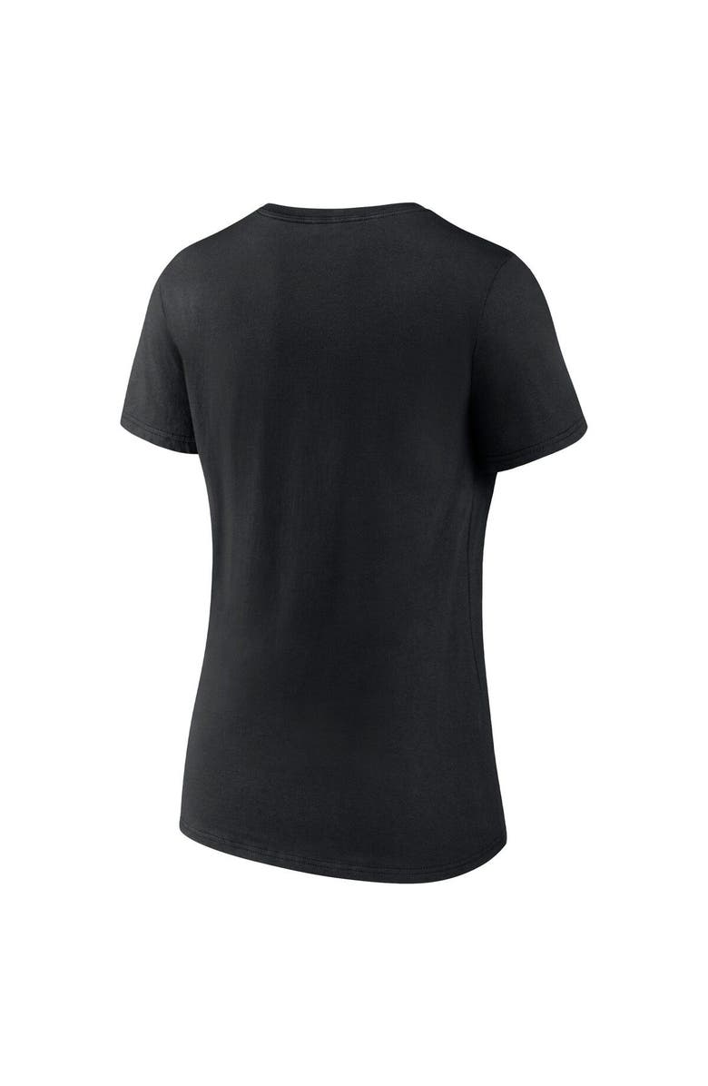 FANATICS Women's Fanatics Branded Black Texas Longhorns 2022 Big 12 Women's Basketball Conference Tournament Champions V-Neck T-Shirt, Alternate, color,