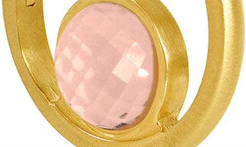 Dean Davidson Floating Morganite Huggie Hoop Earrings