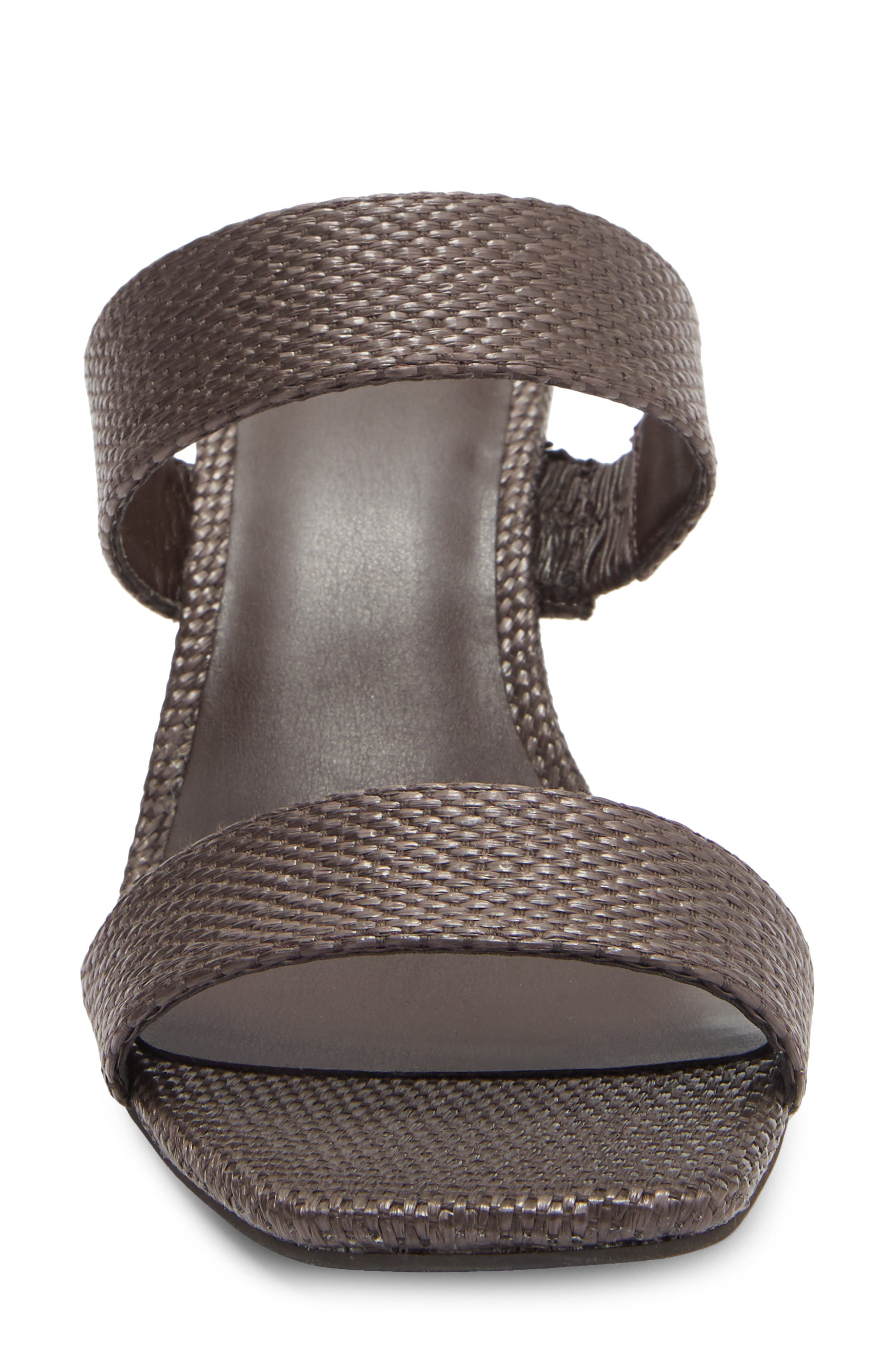 Colette Block Heel Slide Sandal, Alternate, color, BROWN CHOCOLATE