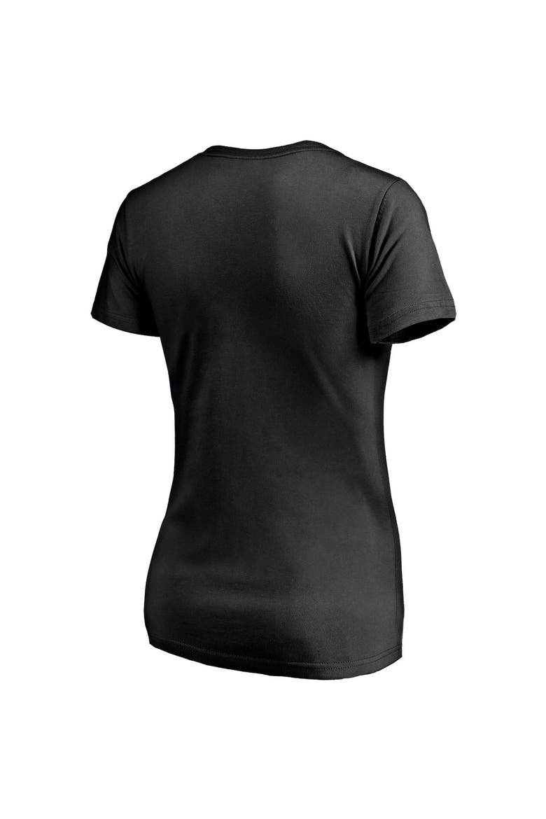 Women's Fanatics Branded Black San Francisco Giants Compulsion to Win V-Neck T-Shirt, Alternate, color, Black