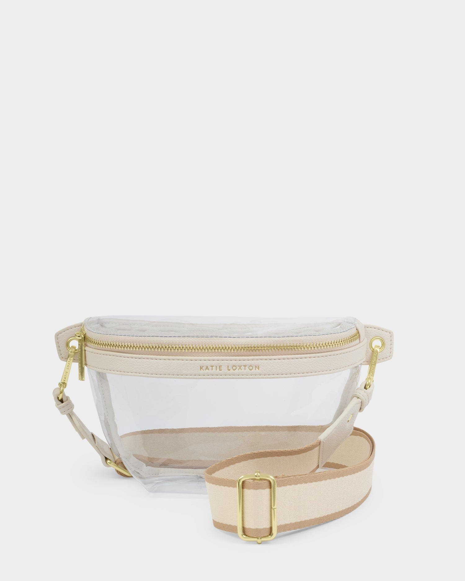 Katie Loxton Stadium Belt Bag in Off White, Alternate, color, Off-White