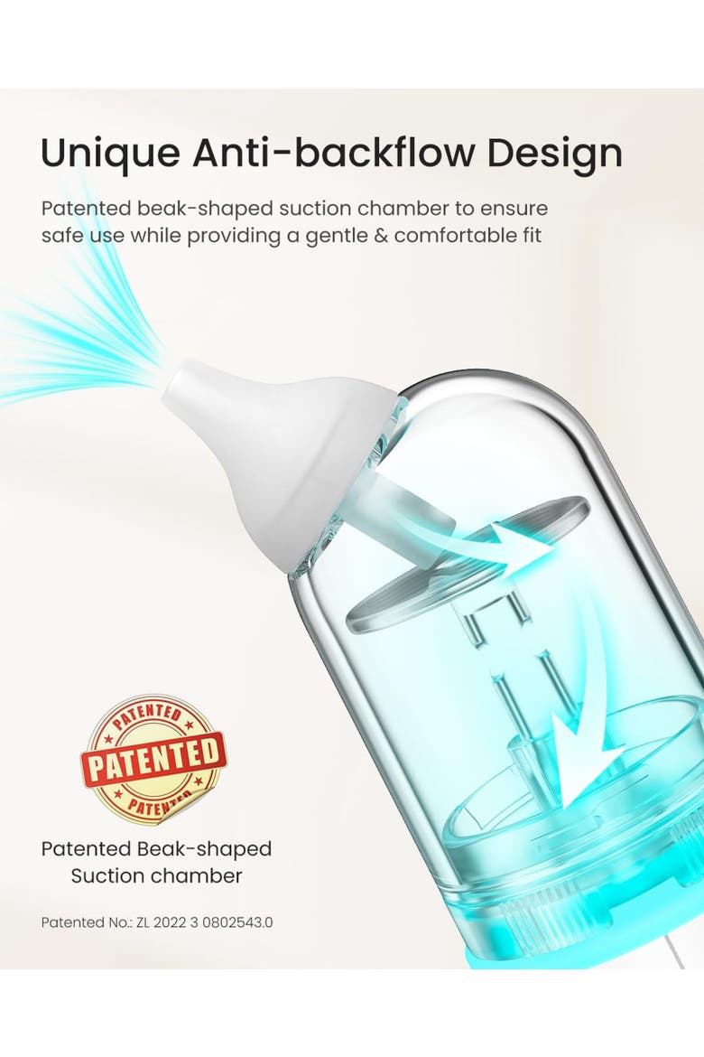 Nasal Aspirator for Baby, Alternate, color, White