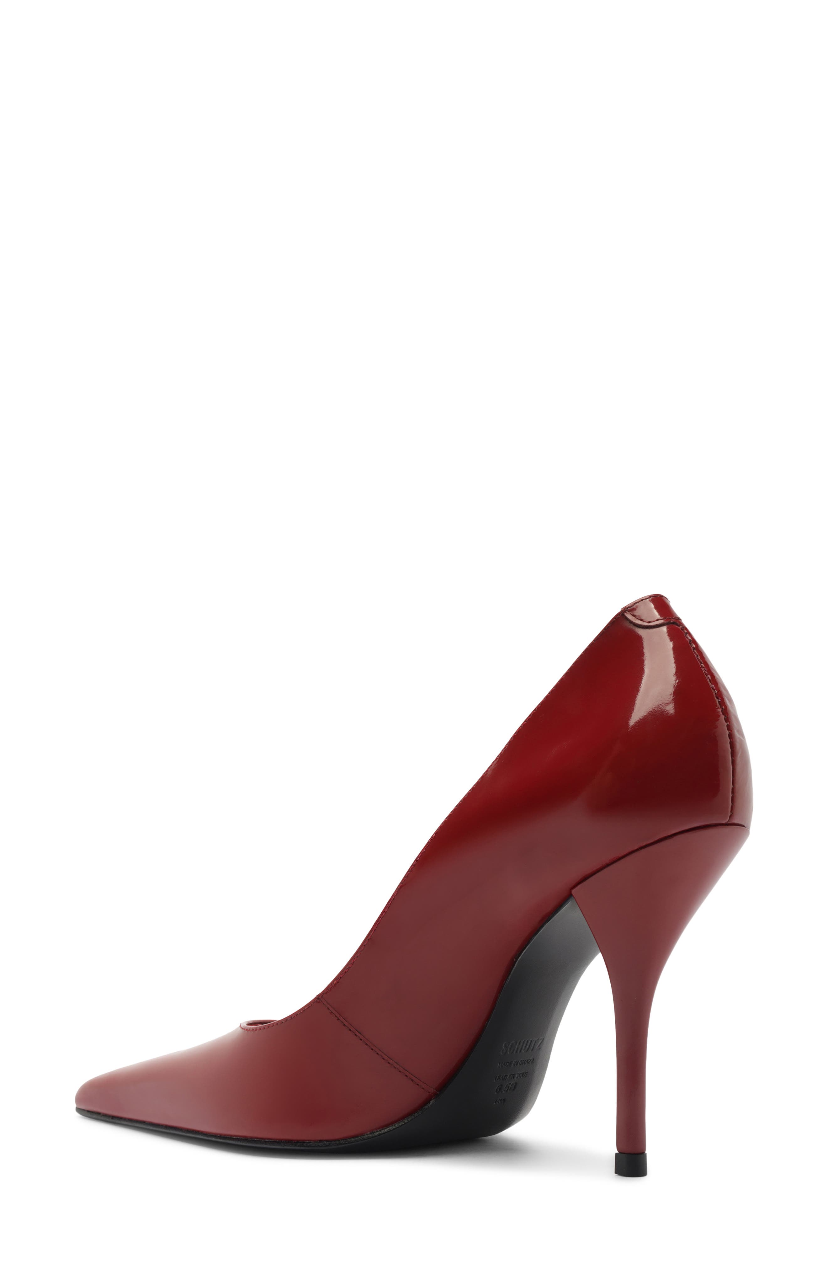 Miranda Pointed Toe Pump, Alternate, color, PASSION RED