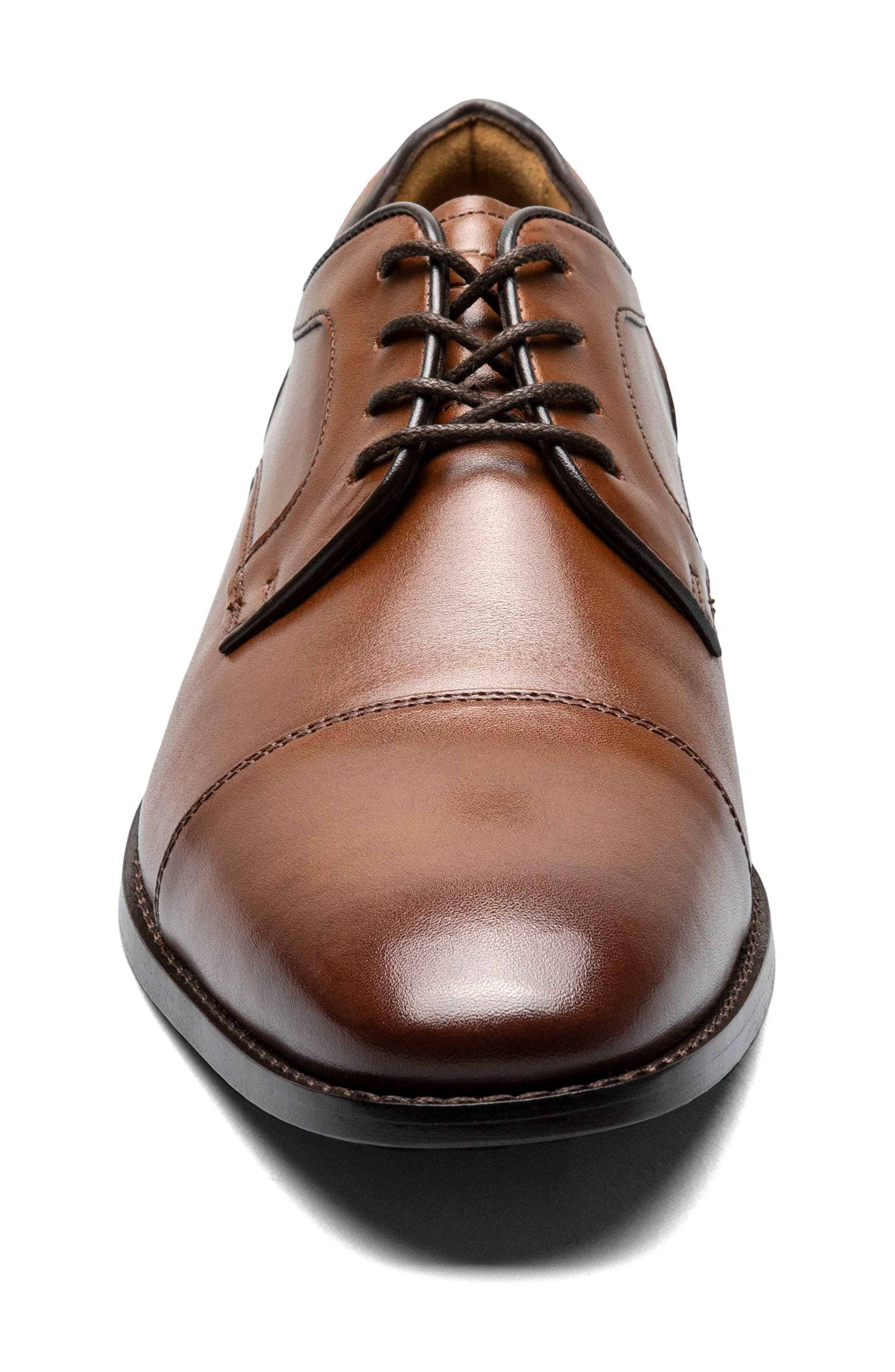 Florsheim Conetta Cap Toe Derby, Alternate, color, Cognac