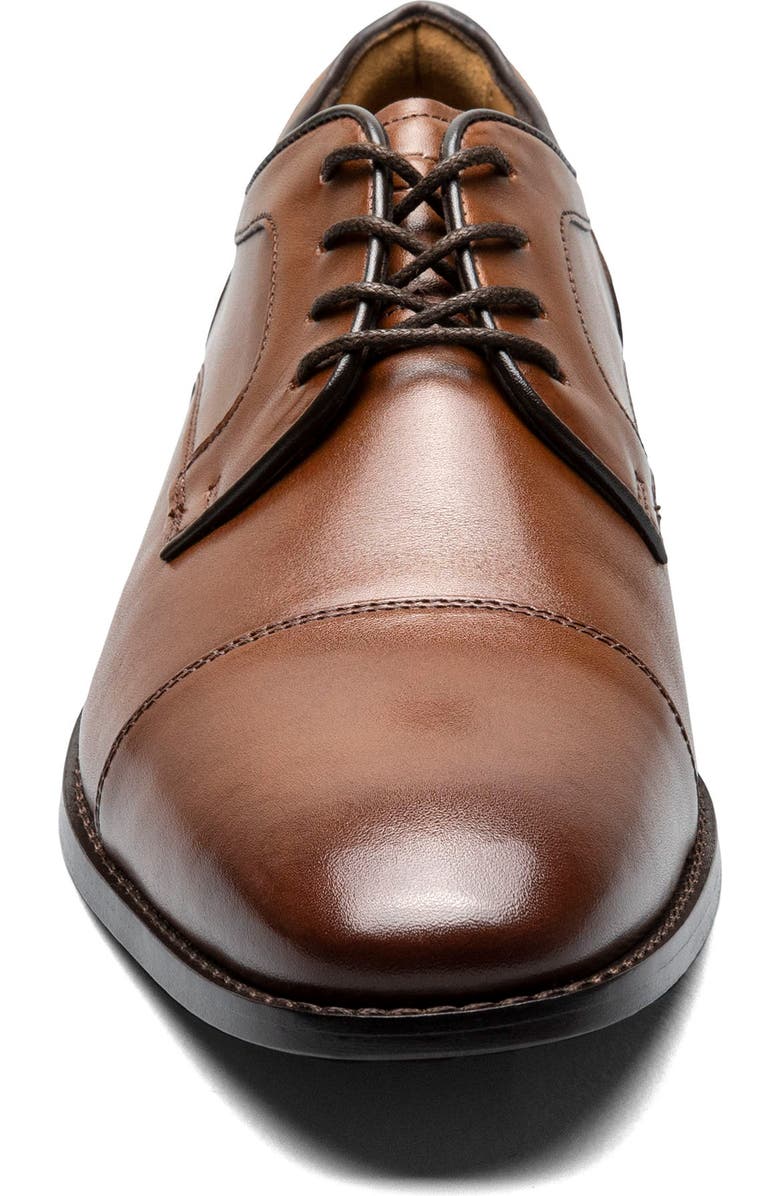 Florsheim Conetta Cap Toe Derby, Alternate, color, Cognac