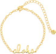 Kiara by Ki-ele Simply Aloha Charm Chain Bracelet