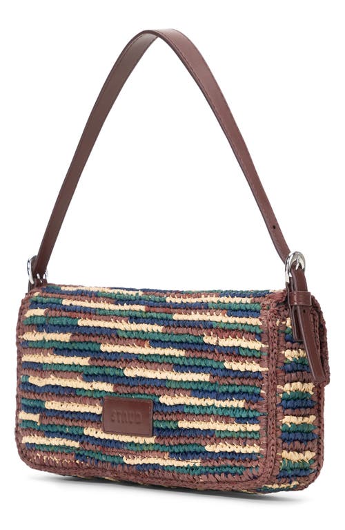 STAUD STAUD HARLOW RAFFIA SHOULDER BAG