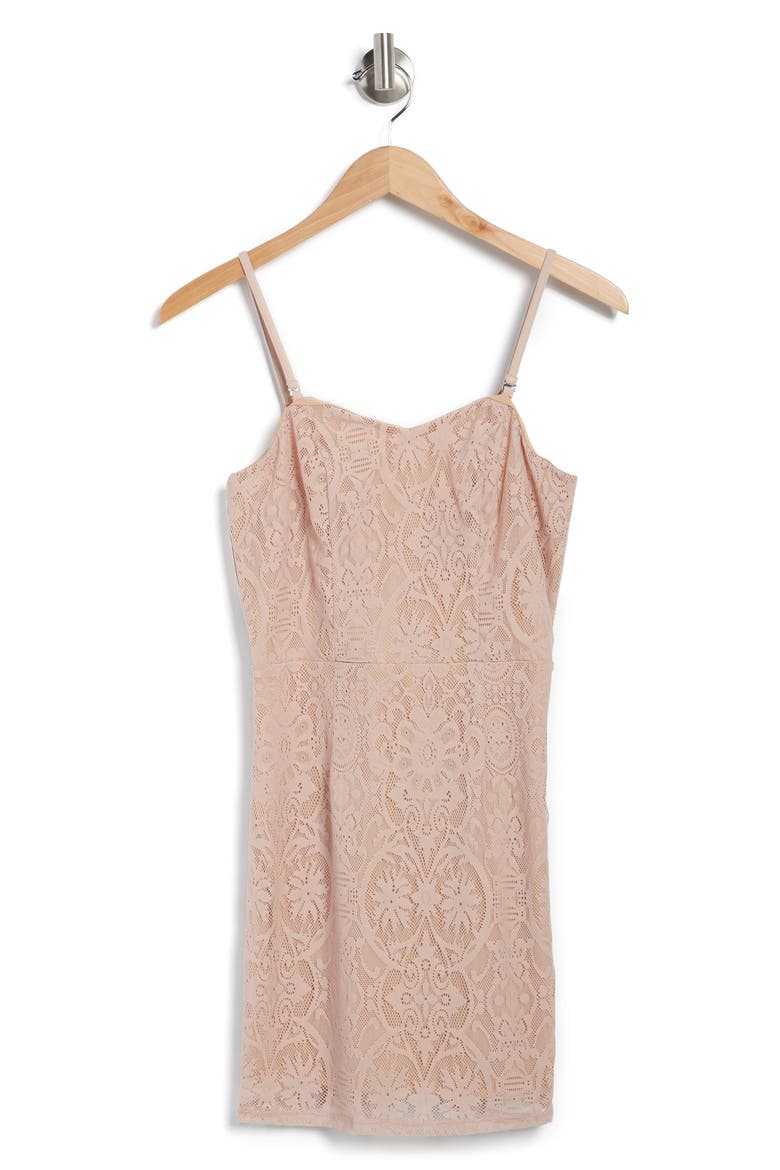 Leanne Lace Cocktail Dress, Alternate, color, PINK