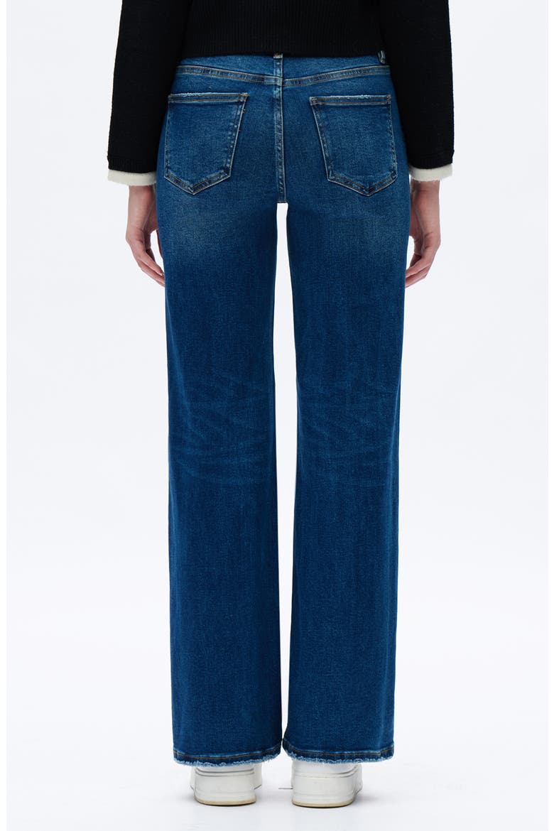 Mid Rise Wide Leg Jeans, Alternate, color, DARK BLUE