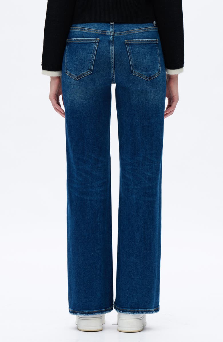 Bayeas Mid Rise Wide Leg Jeans, Alternate, color, Dark Blue