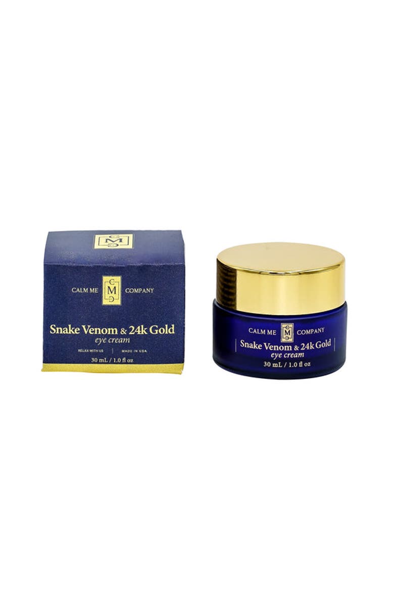 Calm Me 24k Gold + Snake Venom Eye Cream 1oz, Main, color, 