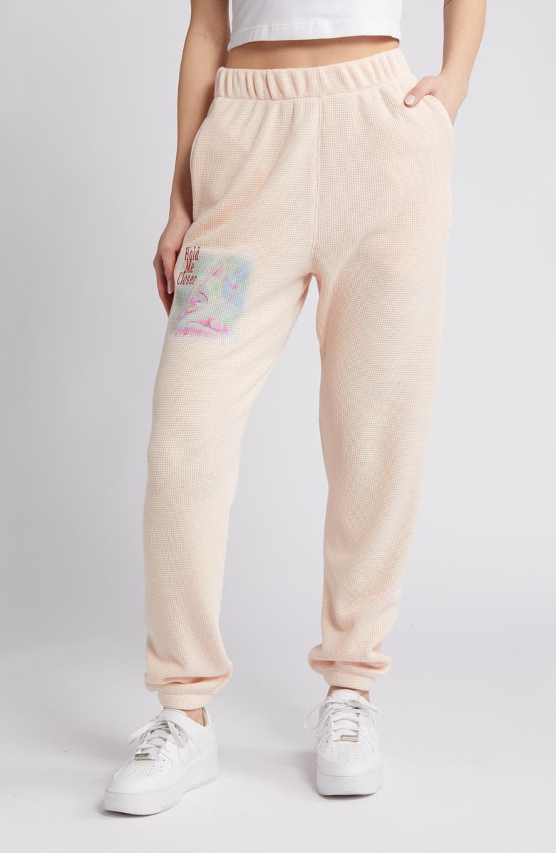 BOYS LIE Blue Jean Baby Thermal Sweatpants, Main, color, 