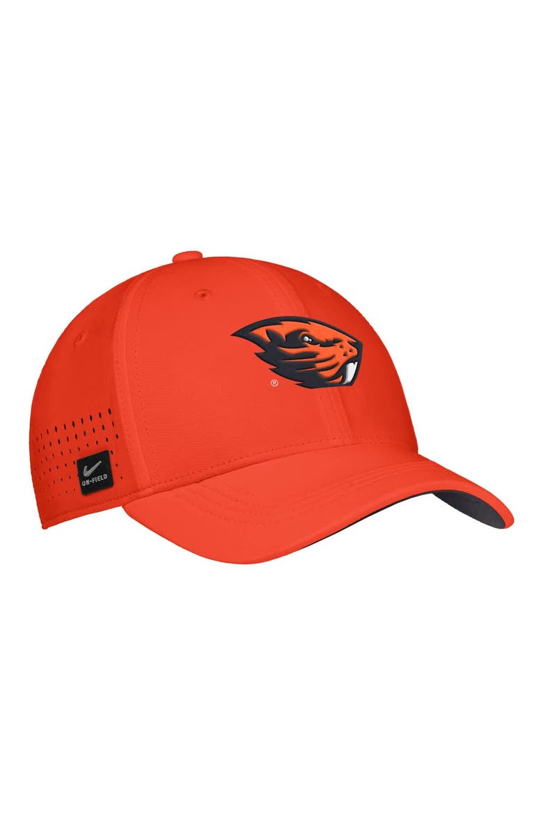 Men's Nike Orange Oregon State Beavers 2025 On-Field Performance Flex Hat, Main, color, Orange