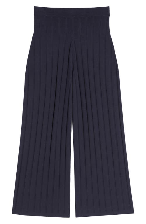 Weekend Max Mara Tema Wide Leg Pants In Blue
