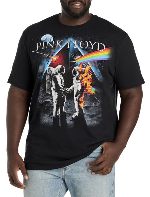 Big & Tall Pink Floyd Bright Side Of The Moon Graphic Tee