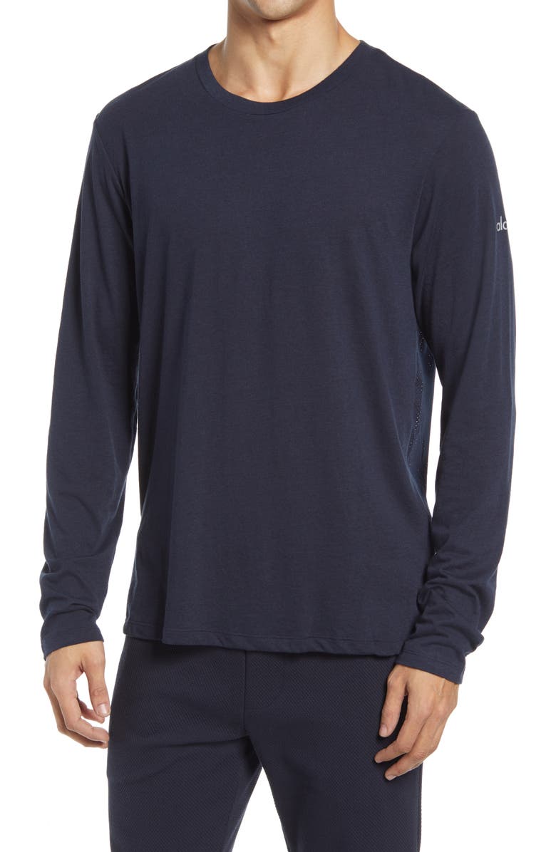 Alo Airwave Long Sleeve T-Shirt, Main, color, 