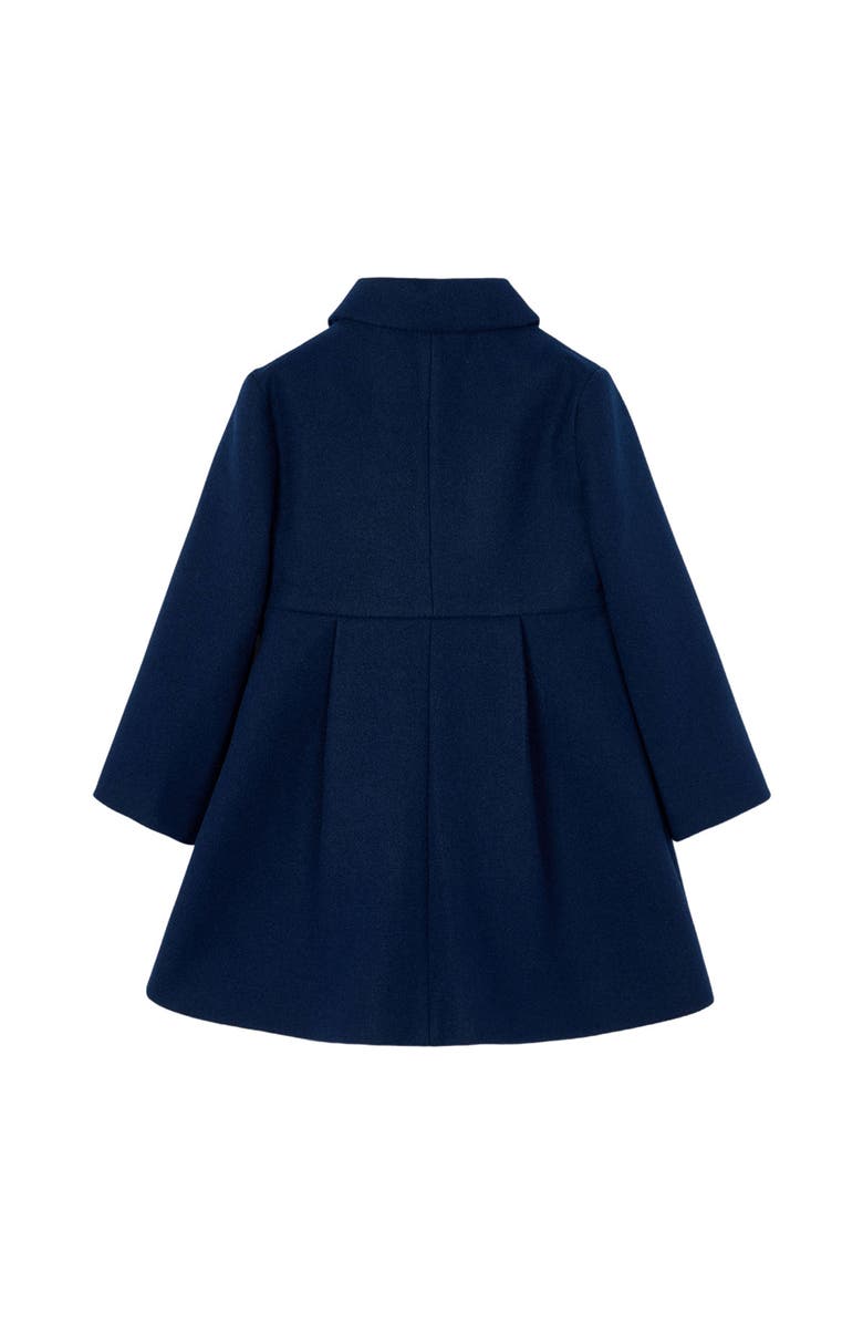 Mayoral Pleated Coat, Alternate, color, Navy