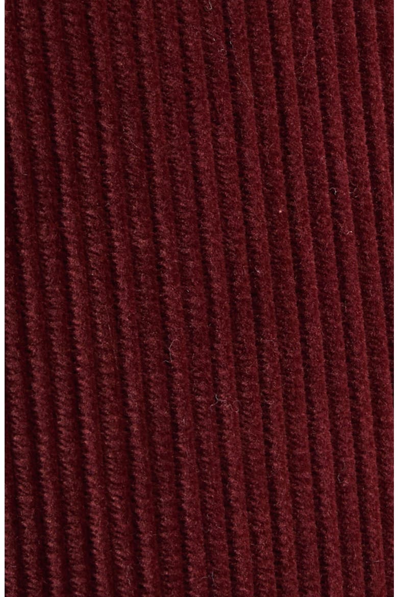 Bruun Baggy Corduroy Wide Leg Pants, Alternate, color, WINE