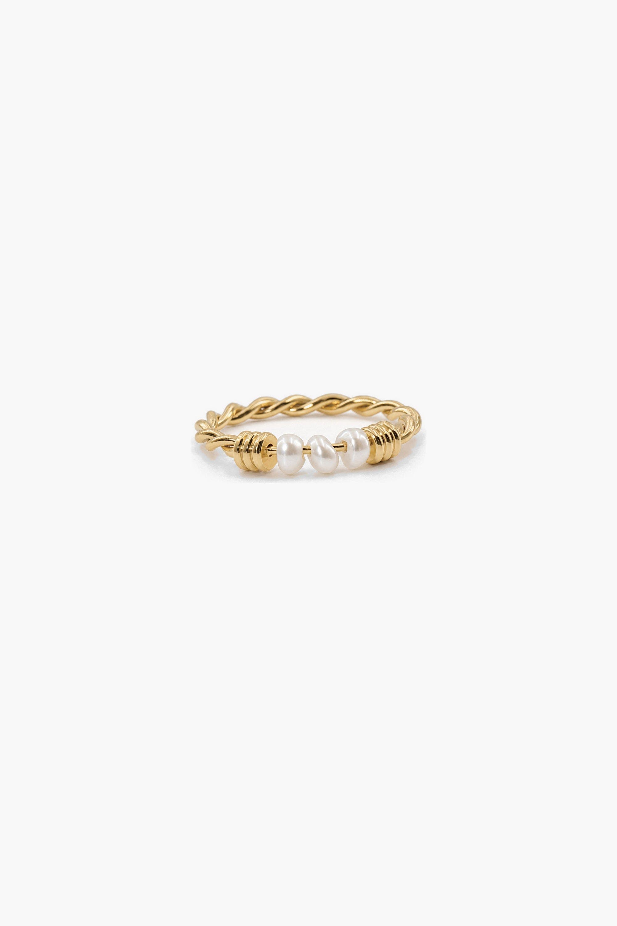 selected Gold With Pearl