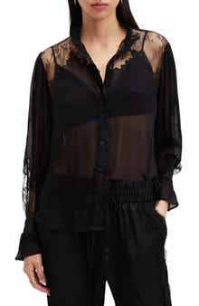 AllSaints Rory Lace Shirt