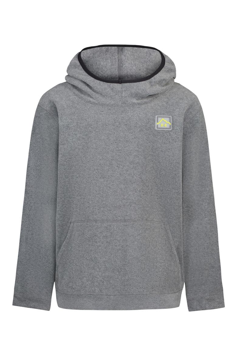 Kids' Hundo Fleece Hoodie, Main, color, CASTLEROCK