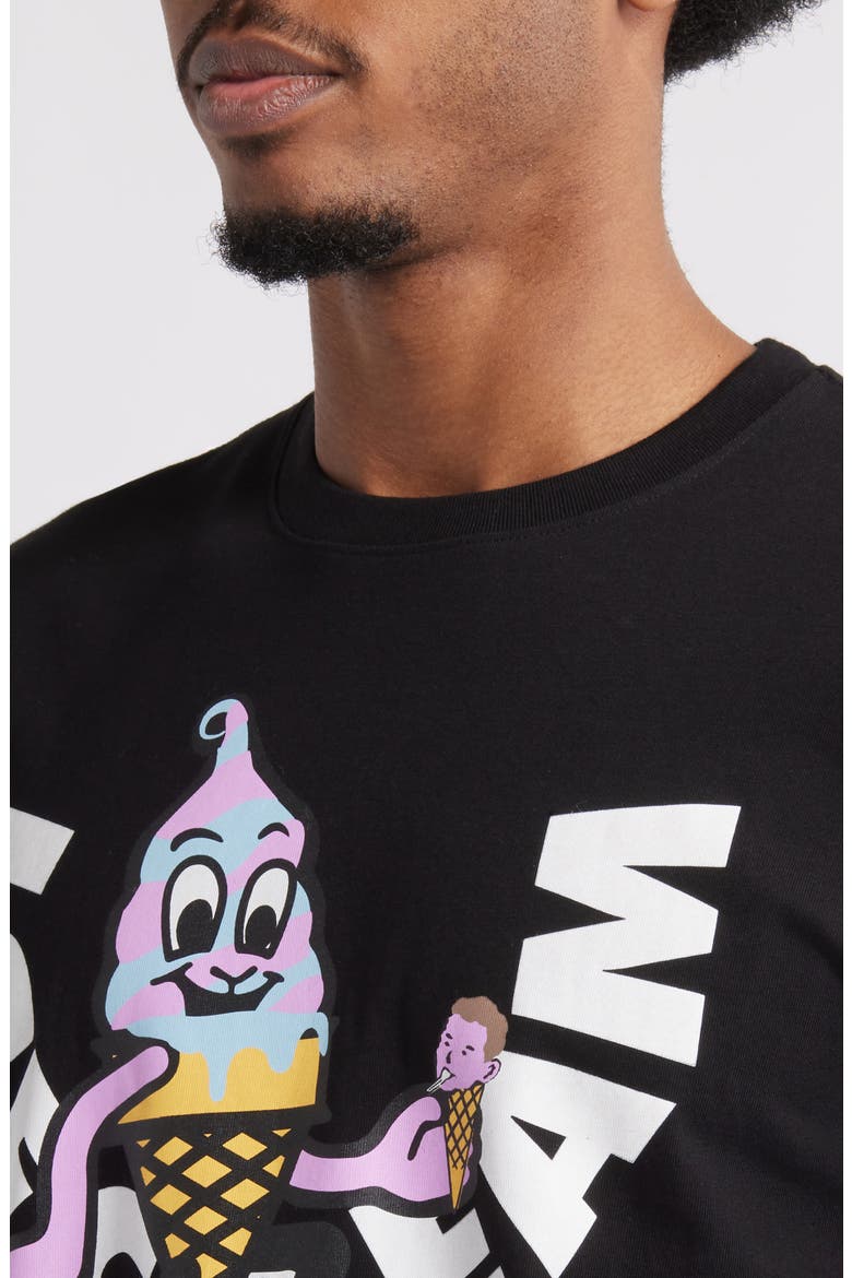 Skate Cone Graphic T-Shirt, Alternate, color, BLACK