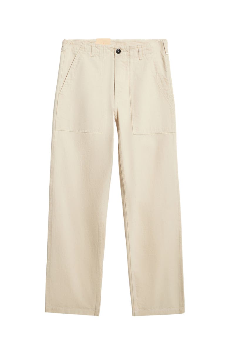 Fortela Newfatigue Japan Selvedge Ecrù Denim, Main, color, Off White