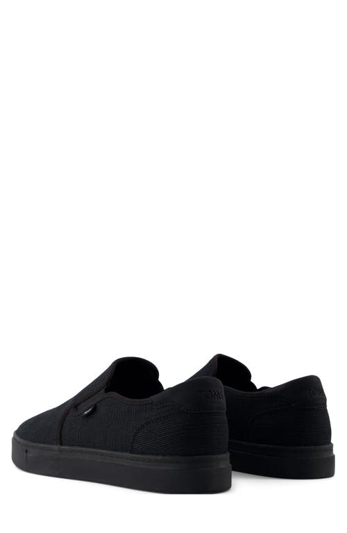 Toms Baja 2.0 Slip-on Sneaker In Black/black
