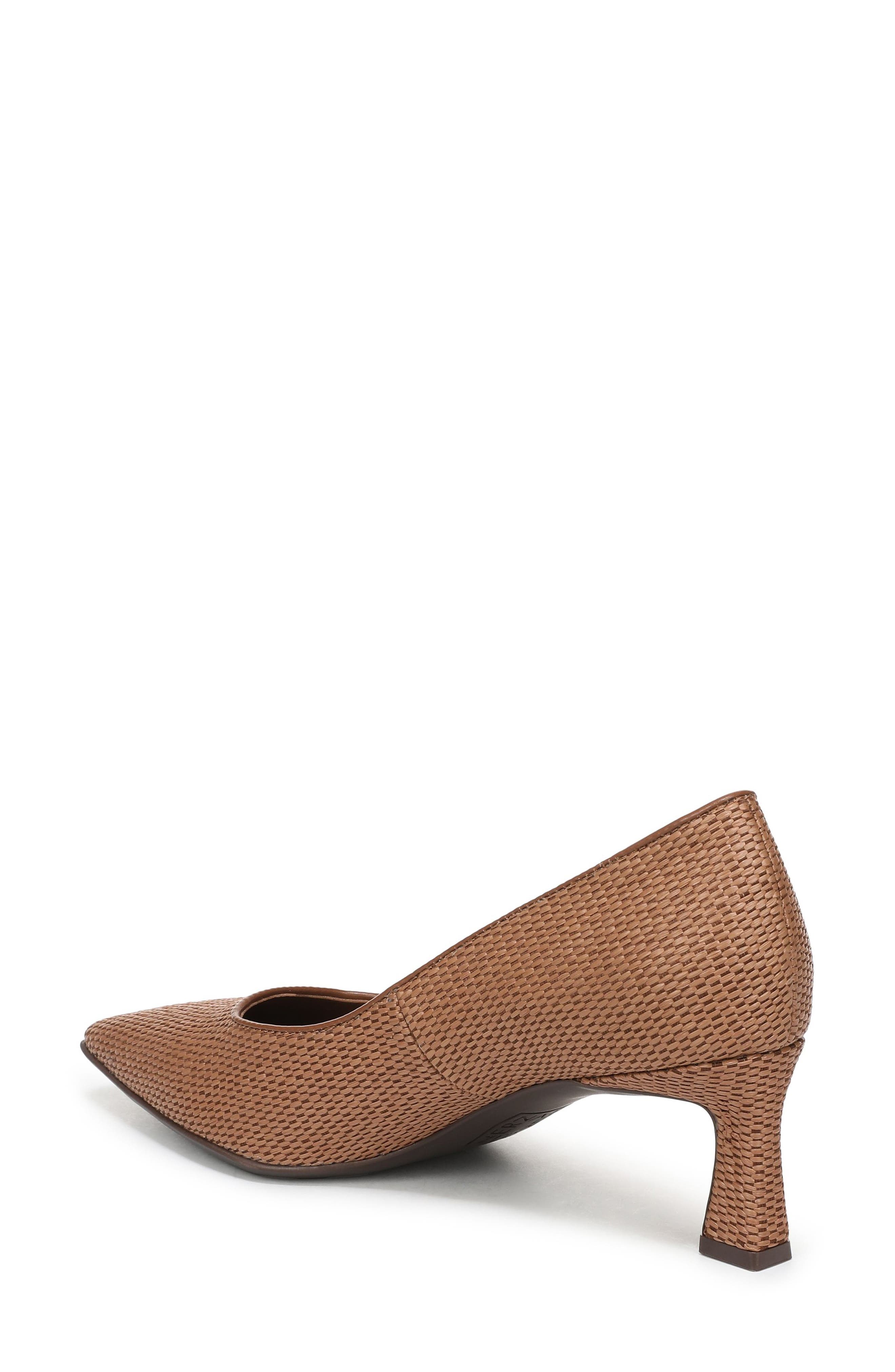 Naturalizer Tylan Pump, Alternate, color, Walnut Brown Faux Raffia